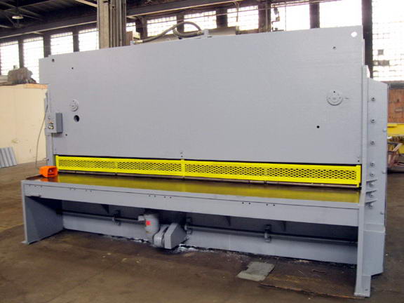 5/8 x 12' HTC 500-12A Hyd Power Squaring Shear, 36 FOPBG, 40 HP