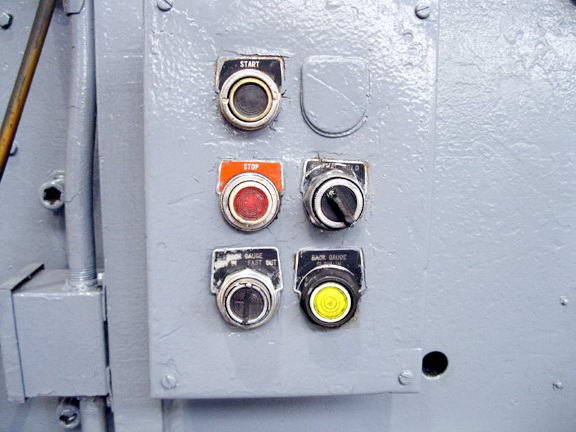 5/8 x 12' HTC 500-12A Hyd Power Squaring Shear, 36 FOPBG, 40 HP