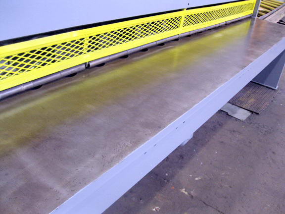 5/8 x 12' HTC 500-12A Hyd Power Squaring Shear, 36 FOPBG, 40 HP