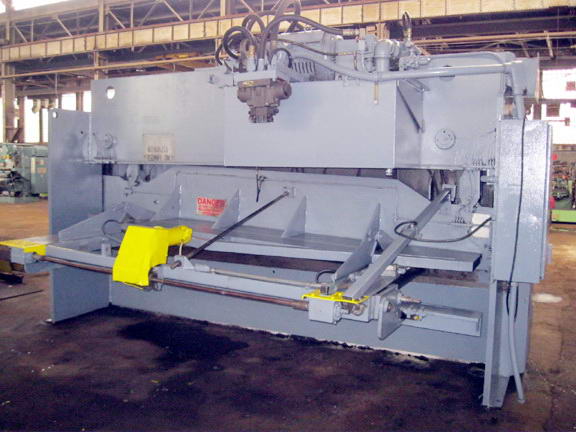 5/8 x 12' HTC 500-12A Hyd Power Squaring Shear, 36 FOPBG, 40 HP