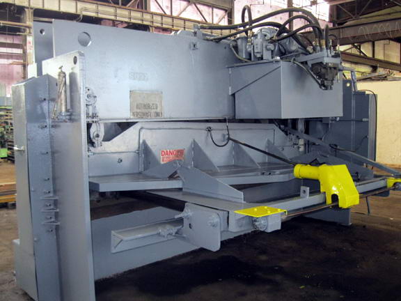 5/8 x 12' HTC 500-12A Hyd Power Squaring Shear, 36 FOPBG, 40 HP