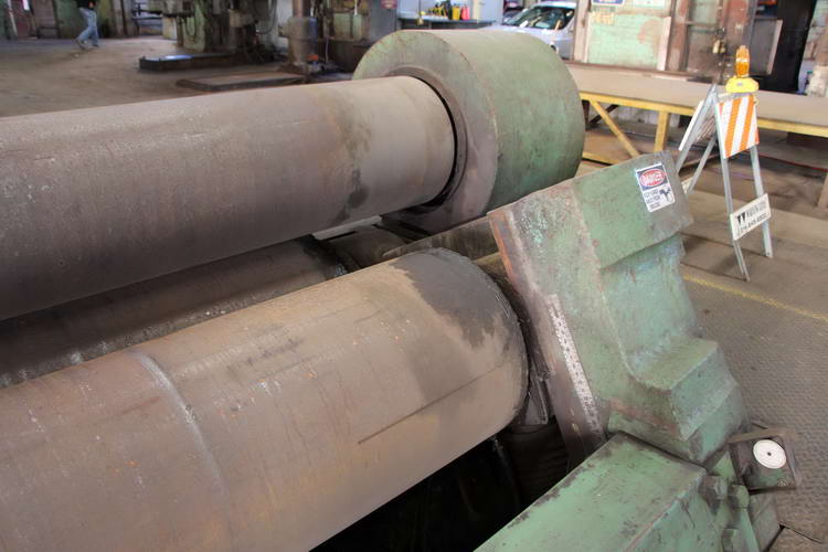 10' x 2 BERTSCH 24 Initial Pinch Plate Roll, 50 HP Aux, 100 HP Main