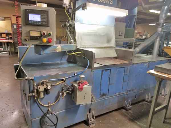 28 Blade BARDONS & OLIVER Non-Ferrous Precision Saw, 25 x 8 Cutting Window