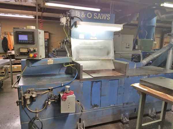 28 Blade BARDONS & OLIVER Non-Ferrous Precision Saw, 25 x 8 Cutting Window