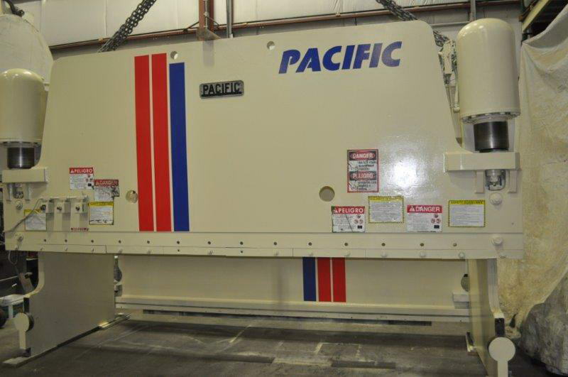 300 Ton PACIFIC Hydraulic Press Brake, 192 Bed/Ram, 174 Bet Hsgs, 12 Str