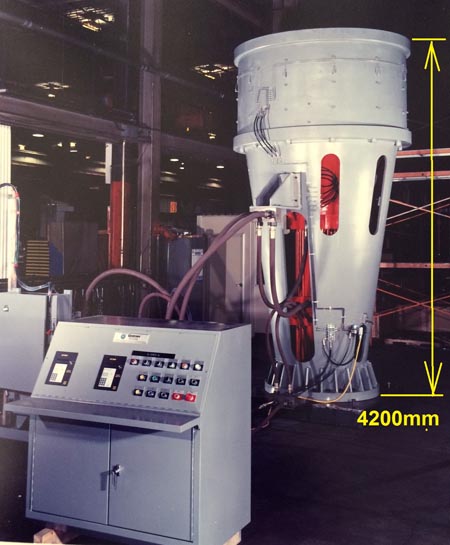 350 Ton GROTNES Expander/Shrinker, Hot & Cold Jobs, 90 Sec Cycle, 75 HP