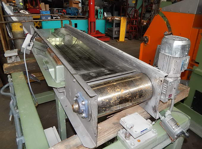 14 W x 18' L Conveyor, (2) Demagnetizers