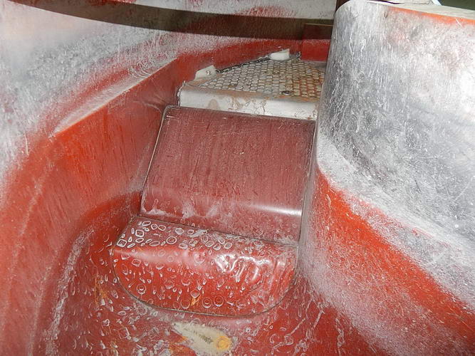 SPALECK Vibratory Bowl, 70 ID x 34 ID x 34 Deep, (2) Bottom Discharges