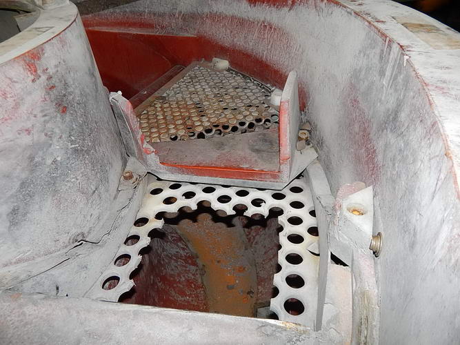 SPALECK Vibratory Bowl, 70 ID x 34 ID x 34 Deep, (2) Bottom Discharges