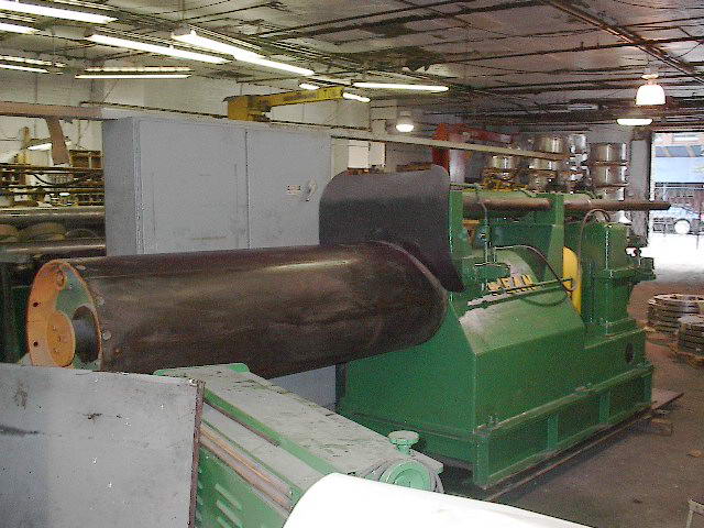 20,000 Lb WEAN Recoiler, 76 W x 24 Dia Mandrel, 80 Coil OD, 20 HP