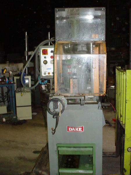 14-1/2 Blade DAKE Semi-Auto Non-Ferrous Cold Saw, 5 Tube, 4 Sq, 4 x 7 Rect