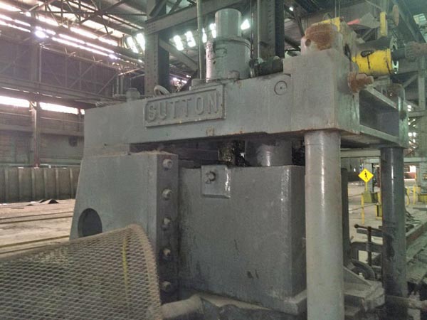 1-3/4 SUTTON 2-Roll Rotary Straightener, 60' Entry and Exit Handling Tables