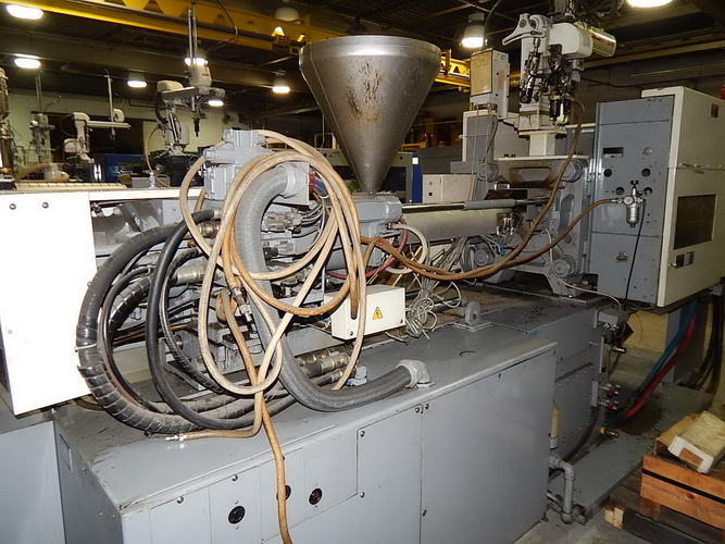 110 Ton SUMITOMO MODEL SH100A INJECTION MOLDING MACHINE, 1996,