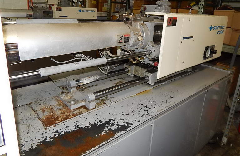 110 Ton SUMITOMO MODEL SH100A INJECTION MOLDING MACHINE, 1997