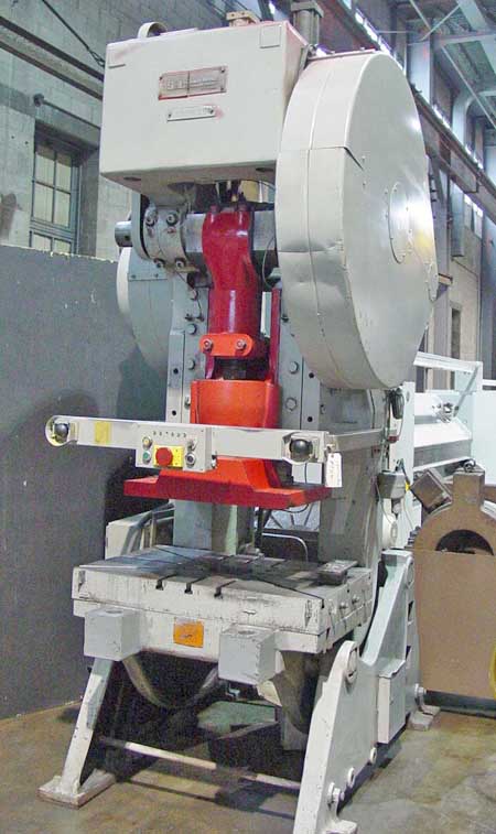 125 Ton SOUTH BEND JOHNSON OBI Press, 4 Str, 17.5 SH, 42 x 27 Bed, 40 SPM