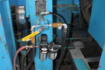 6' x 1/2 WEBB 7L-9006 Initial Pinch Power Roll, Air Drop End, 15 HP