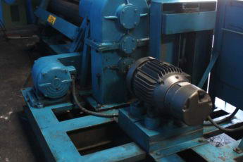 6' x 1/2 WEBB 7L-9006 Initial Pinch Power Roll, Air Drop End, 15 HP