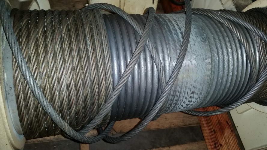 7-1/2 Ton CHESTER Sgl Girder Wire Rope Powered Trolley & Hoist, Low Head Room