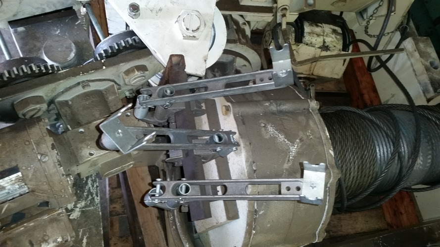 7-1/2 Ton CHESTER Sgl Girder Wire Rope Powered Trolley & Hoist, Low Head Room