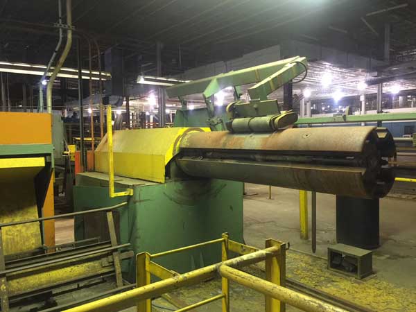 60 x .065 x 40,000 Lb ROWE Cut-To-Length Line, 12' Stacker, R-L Direction