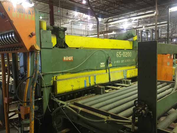 60 x .065 x 40,000 Lb ROWE Cut-To-Length Line, 12' Stacker, R-L Direction
