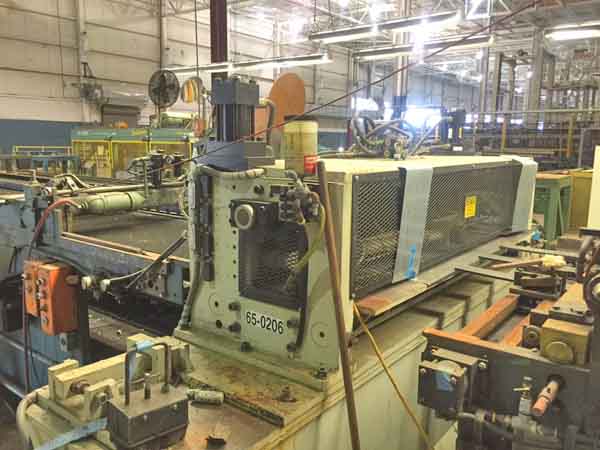 60 x .065 x 40,000 Lb ROWE Cut-To-Length Line, 12' Stacker, R-L Direction