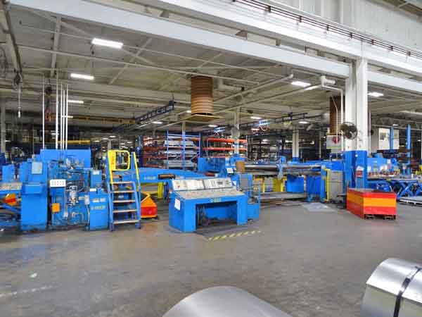 60 x .075 x 20,000 Lb CINCINNATI Cut-To-Length Line, 12' Stacker