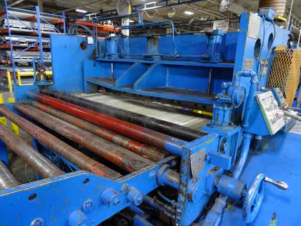 60 x .075 x 20,000 Lb CINCINNATI Cut-To-Length Line, 12' Stacker