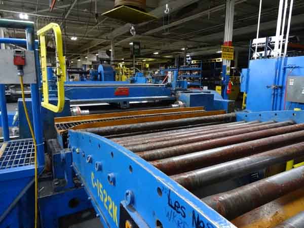 60 x .075 x 20,000 Lb CINCINNATI Cut-To-Length Line, 12' Stacker