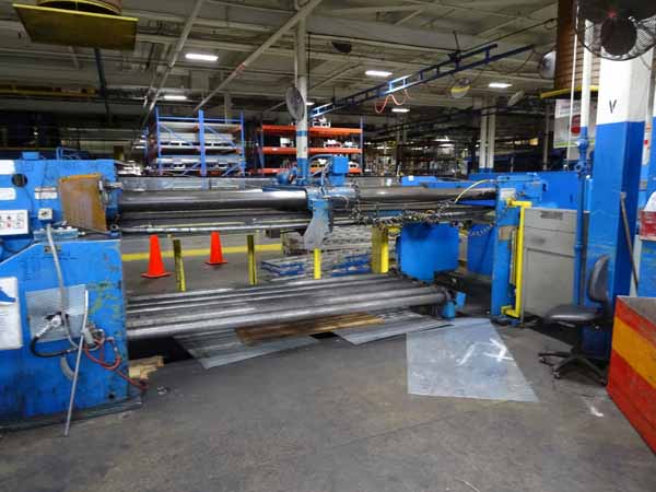 60 x .075 x 20,000 Lb CINCINNATI Cut-To-Length Line, 12' Stacker