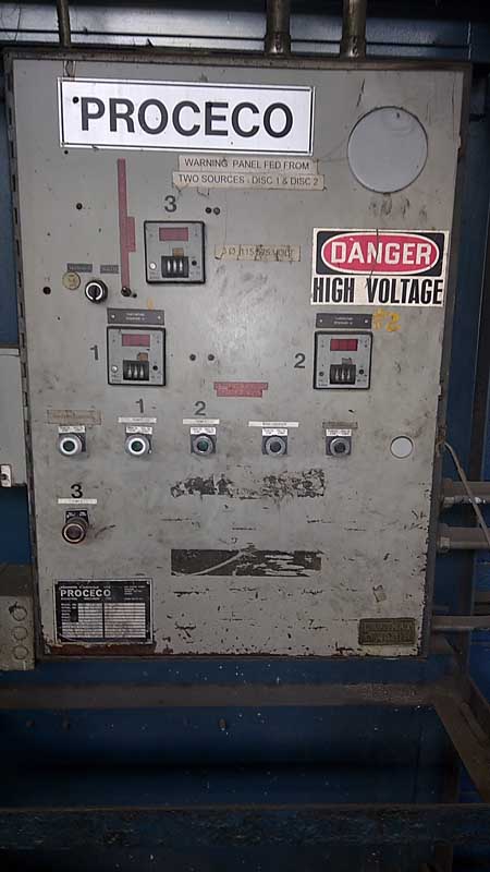 49 W x 13 H PROCECO 3-Stage Washer, Heated Wash / Ambient x2 / Blow-Off