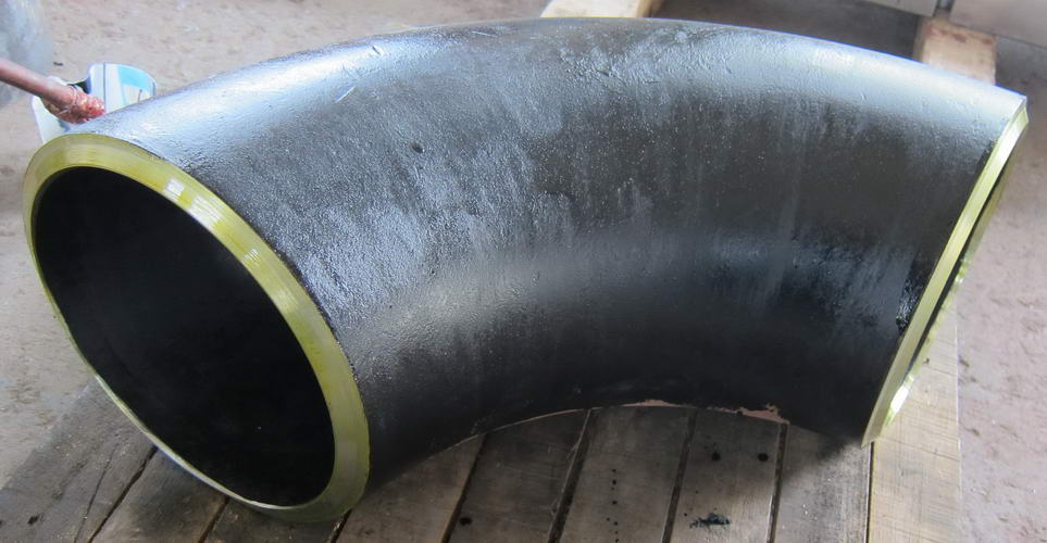 Pipe Finishing and/or Threading of Large Dia 90 Degree Pipe Connections