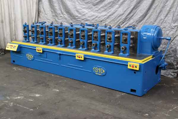 10-Stand TISHKEN Roll Former, 2-1/2 Spdl, 10 RS, 6 - 8 Vert
