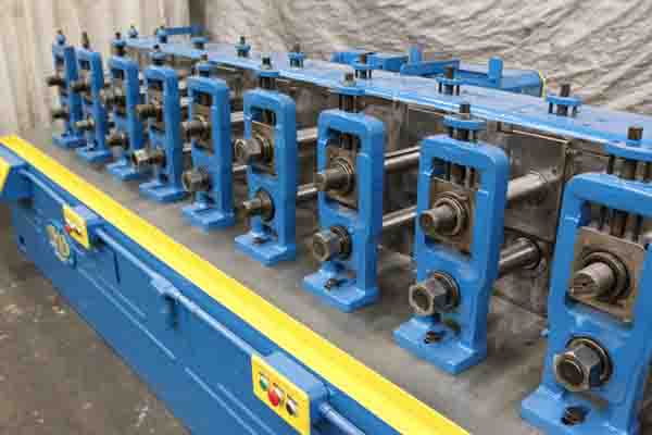 10-Stand TISHKEN Roll Former, 2-1/2 Spdl, 10 RS, 6 - 8 Vert