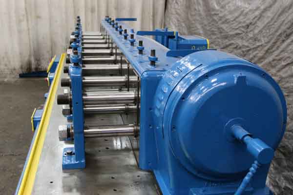 10-Stand TISHKEN Roll Former, 2-1/2 Spdl, 10 RS, 6 - 8 Vert