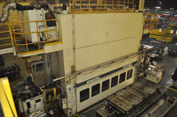660 Ton KOMATSU SSDC Servo Press, 11.81 Str, 45.26 SH, 196.8 x 62.98 Bed