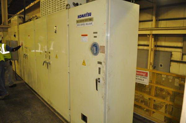 660 Ton KOMATSU SSDC Servo Press, 11.81 Str, 45.26 SH, 196.8 x 62.98 Bed