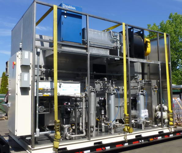 24 W x 14 H JENFAB 4-Stage Parts Washer, Wash / Rinse / Ultrasonic Rinse / Dry