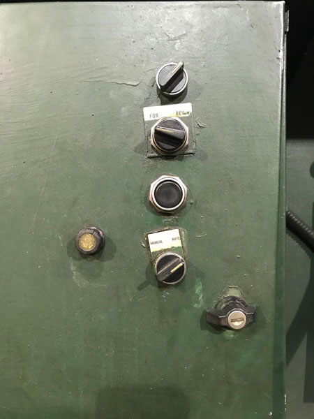 20,000 Lb AMERICAN Motorized Coil Reel, 18.5 -23 ID, 72 OD, 48 Width, 7.5 HP