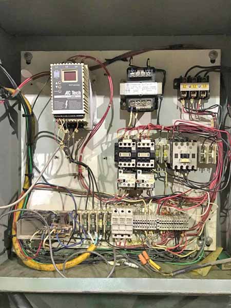 20,000 Lb AMERICAN Motorized Coil Reel, 18.5 -23 ID, 72 OD, 48 Width, 7.5 HP