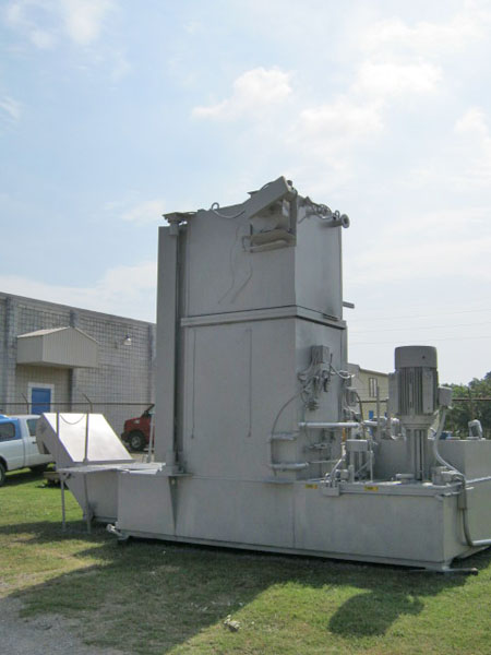 60 Dia x 96 H PROCECO Heavy Duty Stainless Steel Parts Washer, 100 HP