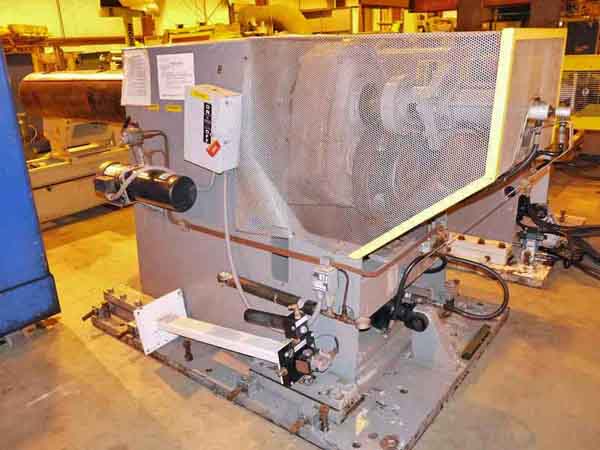 15,000 Lb DURMECH Motorized Uncoiler, 14.25 to 17.25 ID, 72 OD, 60 Width