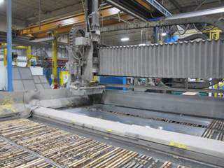 WARD CNC Waterjet Cutting System, 10.1' x 14.1' Work Envelope, 168 X, 60 Y