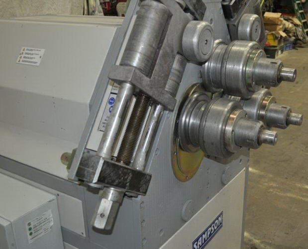 2-1/2 SAMPSON Angle Bending Rolls, Dbl Pinch, 4.4 Meters/Min, 6.25 HP, 2010
