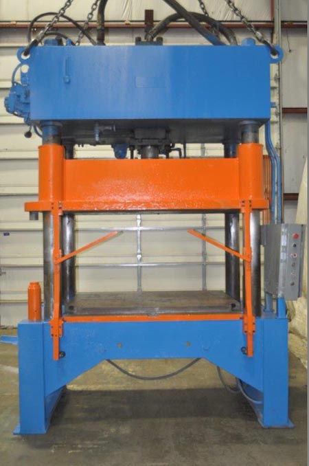 50 Ton KARD Hydraulic Press, 24 Str, 38 Dylt, 86 x 51 Bed, Heat Exch, 25 HP