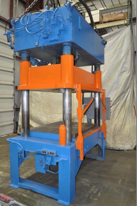 50 Ton KARD Hydraulic Press, 24 Str, 38 Dylt, 86 x 51 Bed, Heat Exch, 25 HP