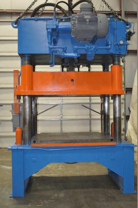 50 Ton KARD Hydraulic Press, 24 Str, 38 Dylt, 86 x 51 Bed, Heat Exch, 25 HP