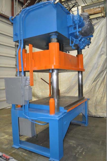 50 Ton KARD Hydraulic Press, 24 Str, 38 Dylt, 86 x 51 Bed, Heat Exch, 25 HP