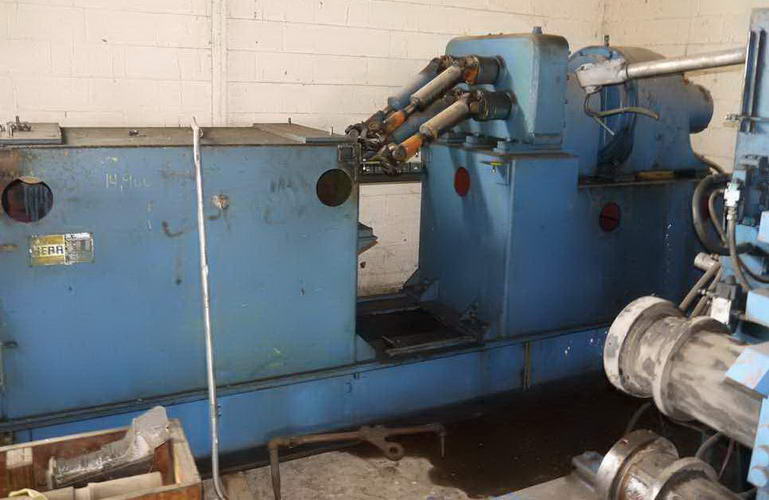 .250 x 24 HERR 2 Over 3 Flattener, Manual Side Guides, 15 HP