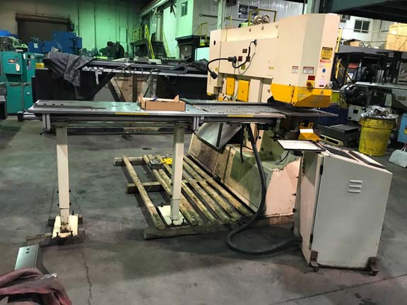 8 x 8 x 3/4 GEKA MODEL 165SD DUAL OPERATOR SEMI PAXY CNC HYDRAULIC IRONWORKER